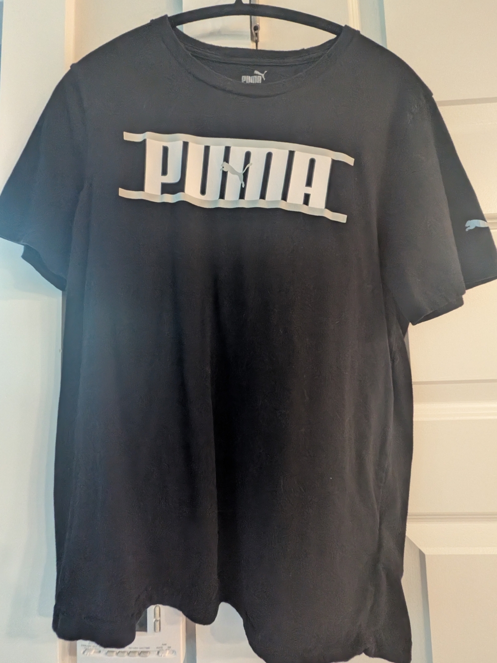 Puma Women’s Black Logo T‑Shirt